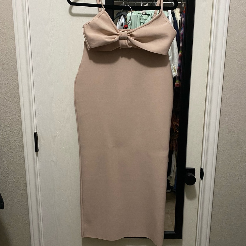 bandage cut out dress
